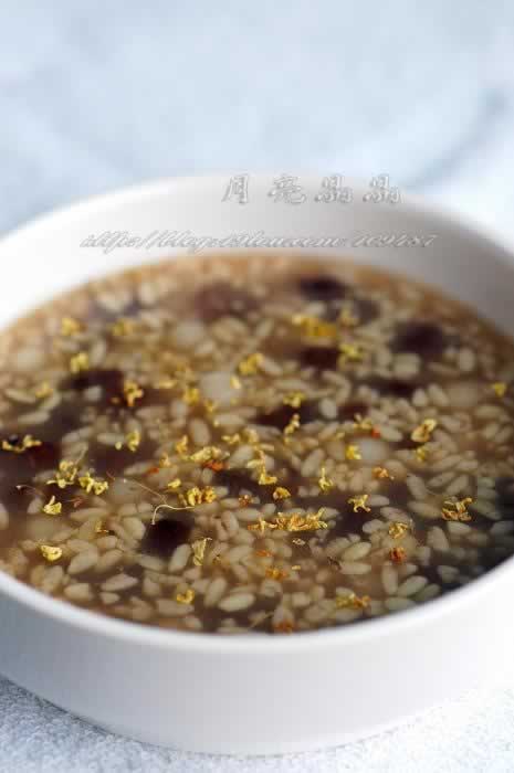 红豆酒酿小圆子的做法