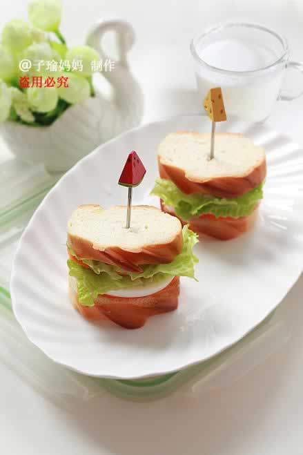 迷你三明治的做法