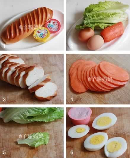 迷你三明治的做法