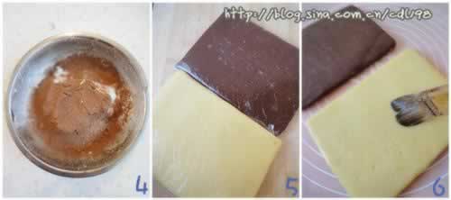 双色格子小饼干的做法