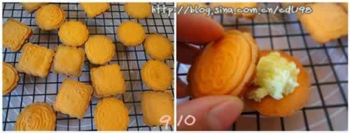 黄金芝士夹心饼干的做法