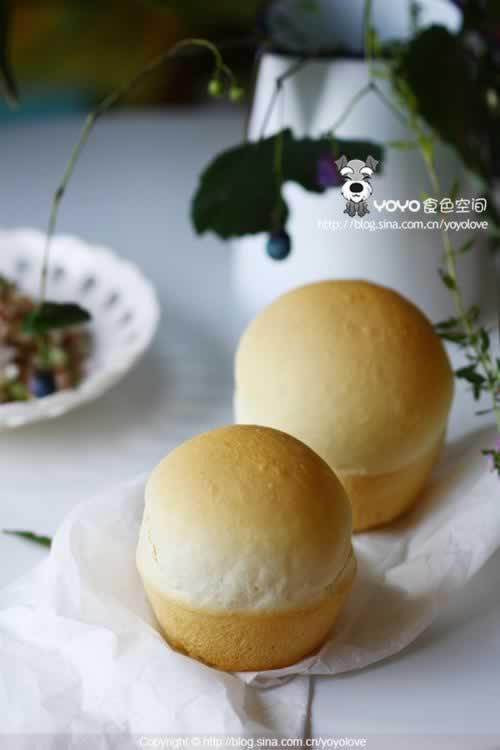 自制柔软中种面包的做法