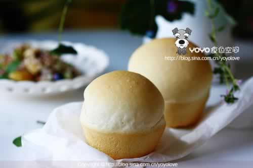 自制柔软中种面包的做法