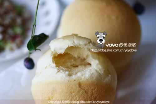 自制柔软中种面包的做法