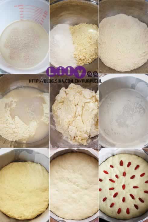 枸杞玉米发糕的做法