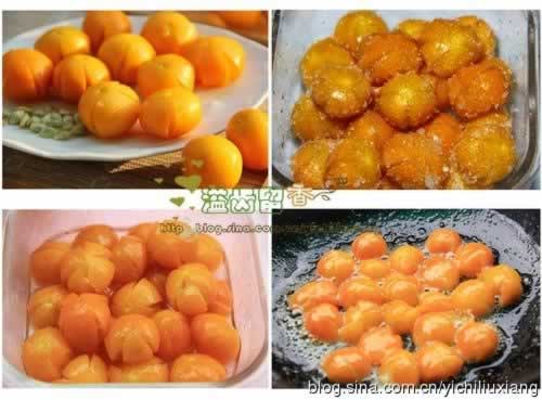 黄金福橘的做法