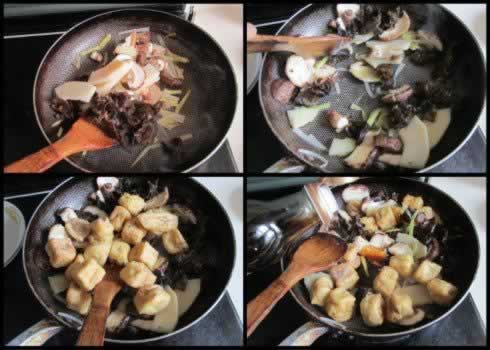 三鲜豆腐泡的做法