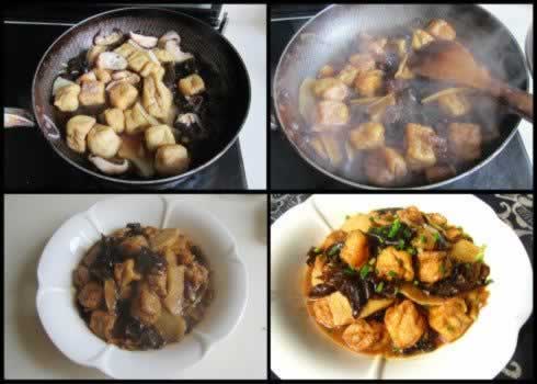 三鲜豆腐泡的做法