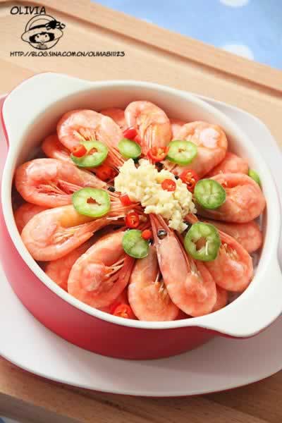 蒜茸粉丝北极虾的做法