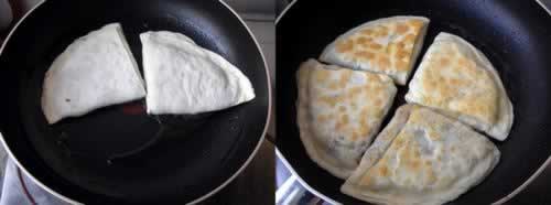 牛肉荠菜三角饼的做法