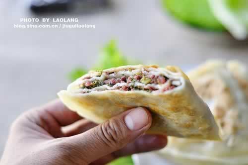 牛肉荠菜三角饼的做法