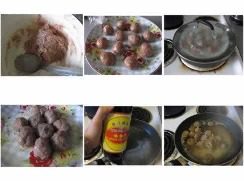 私房红烧牛肉丸的做法
