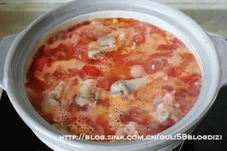 番茄蹄花煲的做法