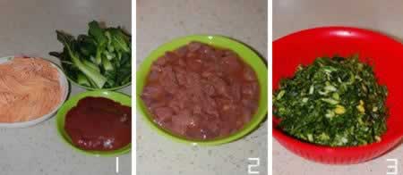 胡萝卜猪肝面的做法