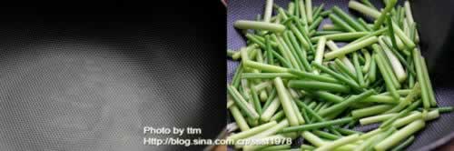 蒜苔炒腊肉的做法