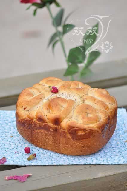 玫瑰花面包的做法