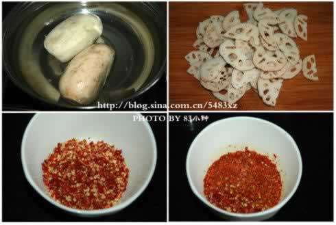 凉拌藕片的做法