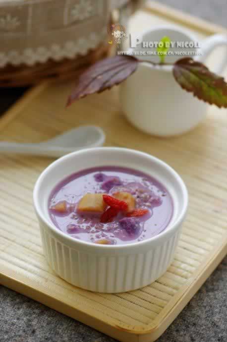 椰香双薯藜麦羹的做法