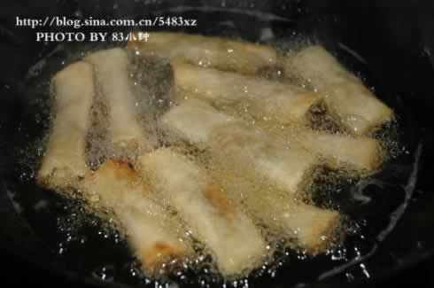 地菜春卷的做法