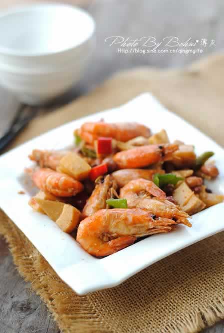 笋丁香辣虾的做法