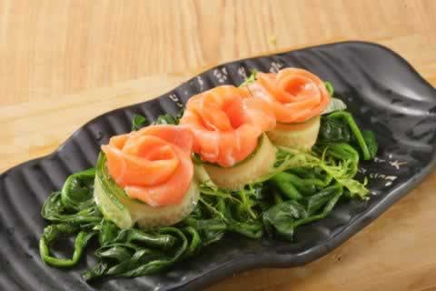 挪威三文鱼冷菜盘的做法