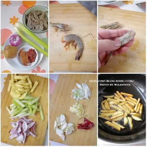 香辣干锅虾的做法