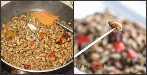 酱爆小海螺的做法