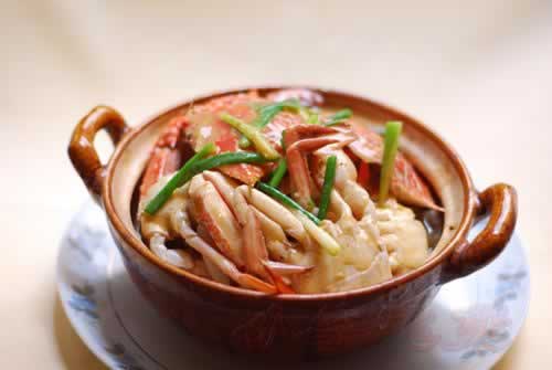 冬瓜花蟹滑鸡煲的做法