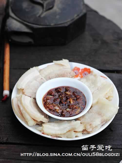 蒜泥五花和虾仁滑蛋的做法