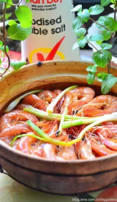 干锅基围虾的做法