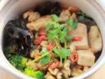 蚝汁核桃仁木耳豆腐煲的做法,怎么做,如何做,图解详细步骤的做法
