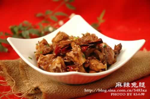 麻辣兔腿的做法