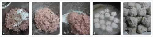 甜辣肉丸子的做法