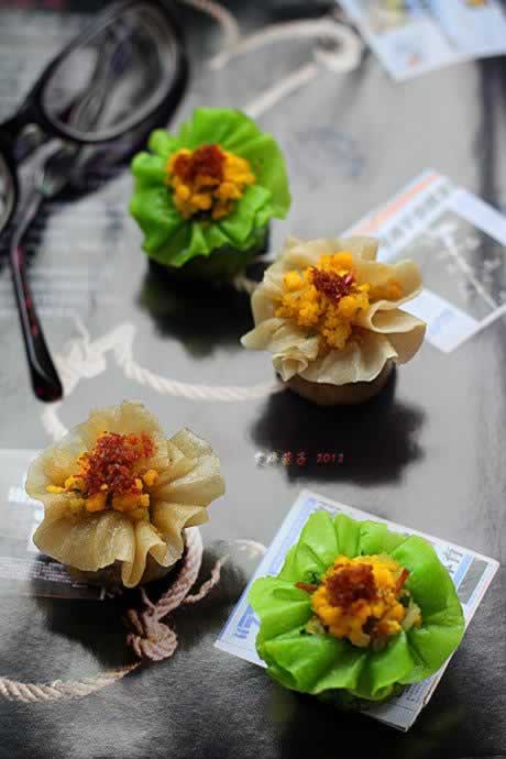 翡翠烧卖的做法