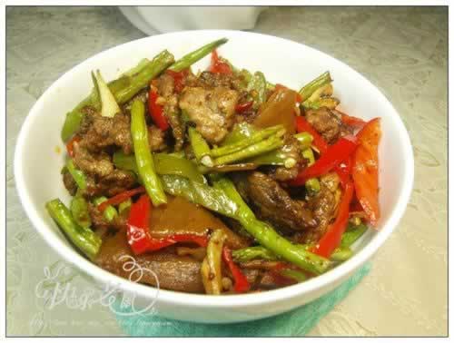 牛肉炒豆角的做法