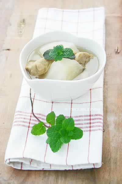 白萝卜猪肺汤的做法