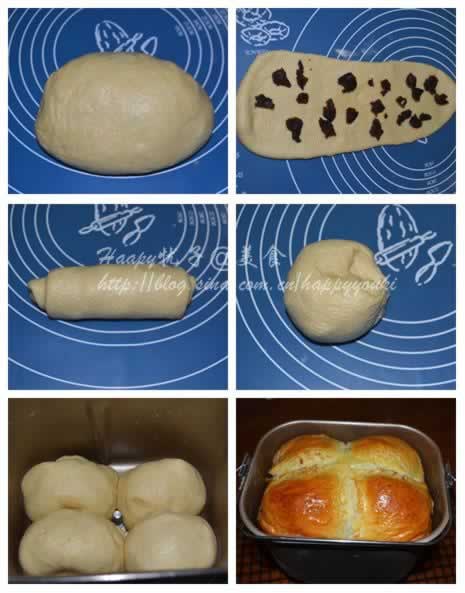 红豆沙面包的做法