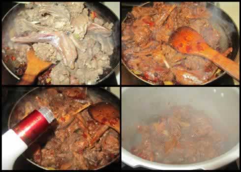 兔肉火锅的做法