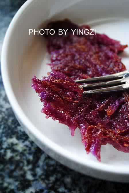 烙紫薯的做法
