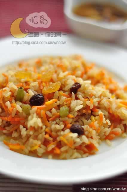 简易素抓饭的做法