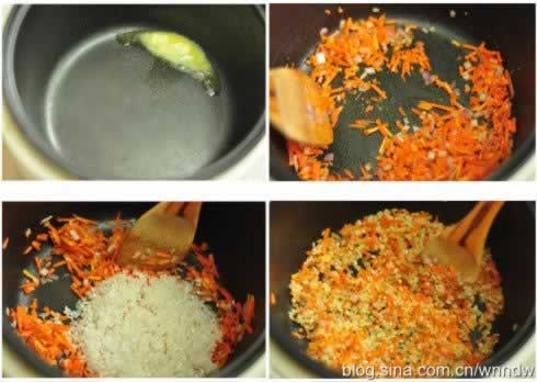 简易素抓饭的做法