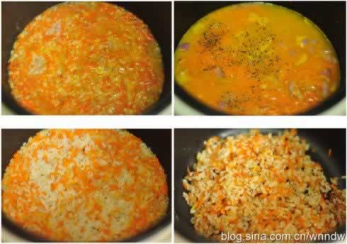 简易素抓饭的做法