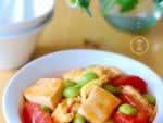 番茄烧豆腐的做法,怎么做,如何做,图解详细步骤的做法