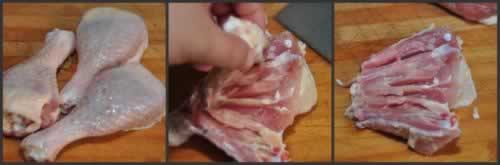 香辣鸡腿卷的做法