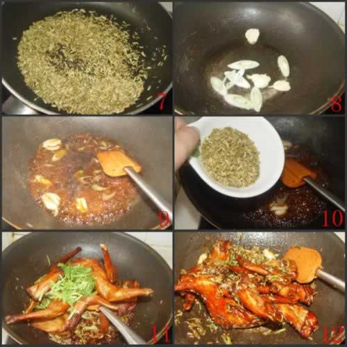 孜然兔腿的做法