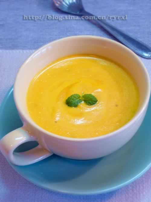 乳酪胡萝卜浓汤的做法