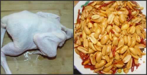 花生米辣子鸡的做法