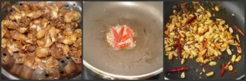 花生米辣子鸡的做法