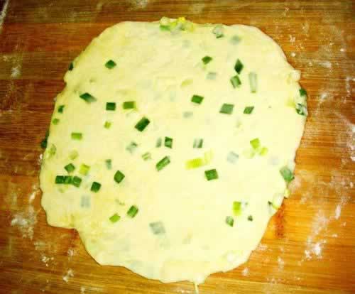 黄油香葱手抓饼的做法