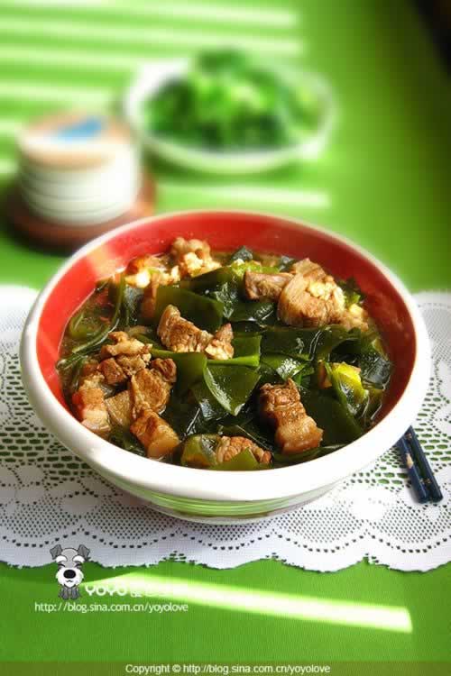 海带红烧肉的做法